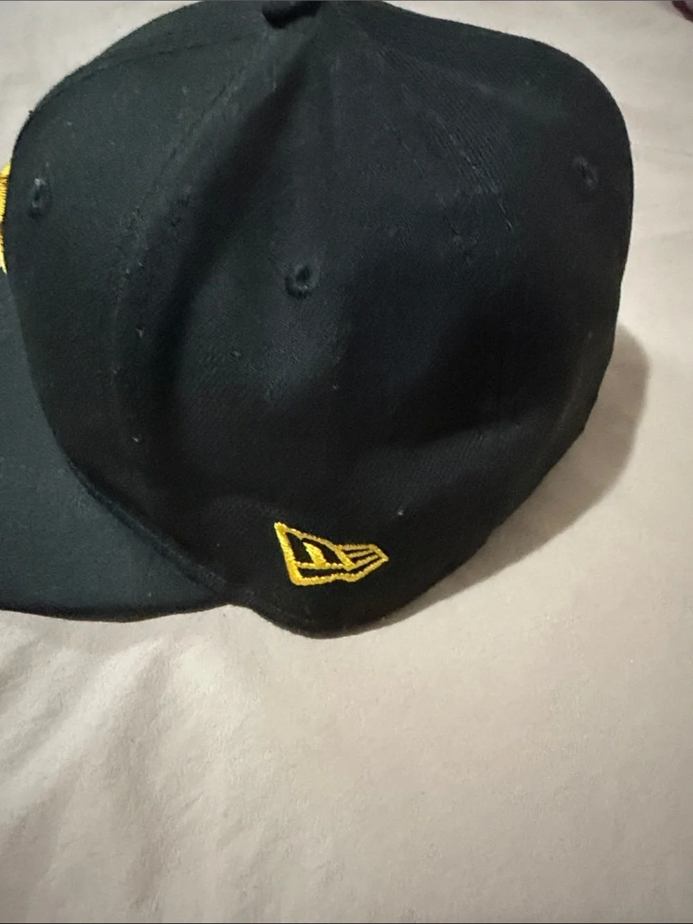 Genuine Merchandise Black Kids Hat with Yellow 'P' Patch